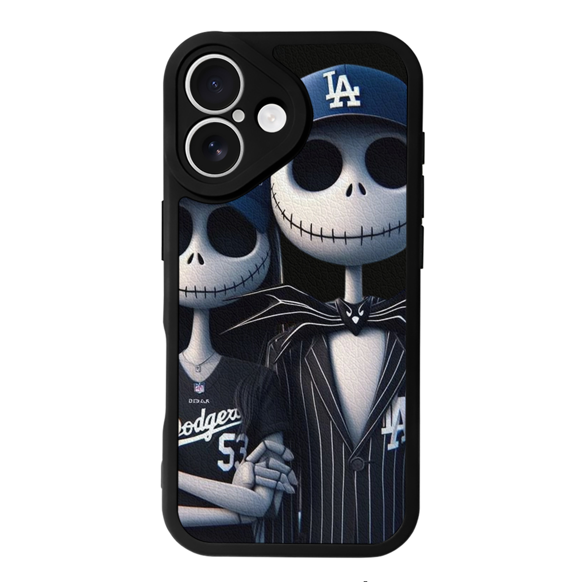  IPhone 16 Silicone Leather Case – UV Print, Lambskin Texture – Perfect Fit, Wireless Charging Compatible, Scratch Resistant, Precise Cutouts – Stylish Protection For IPhone 16